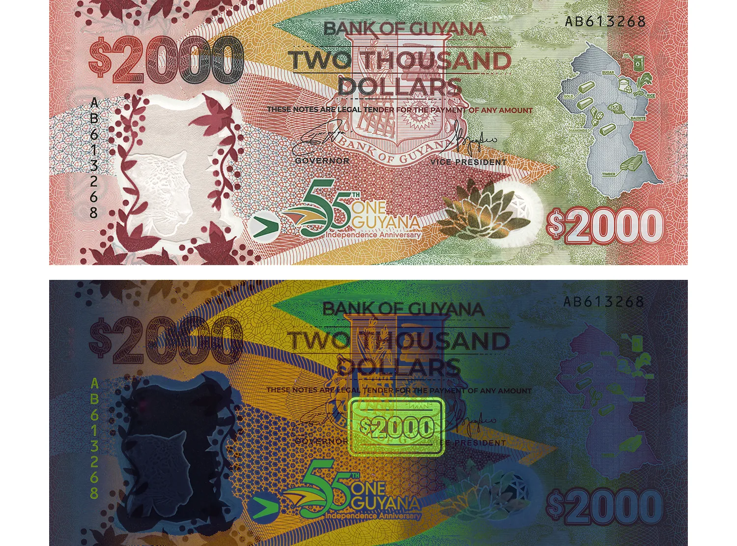 Guyanese dollar of the 2022 series